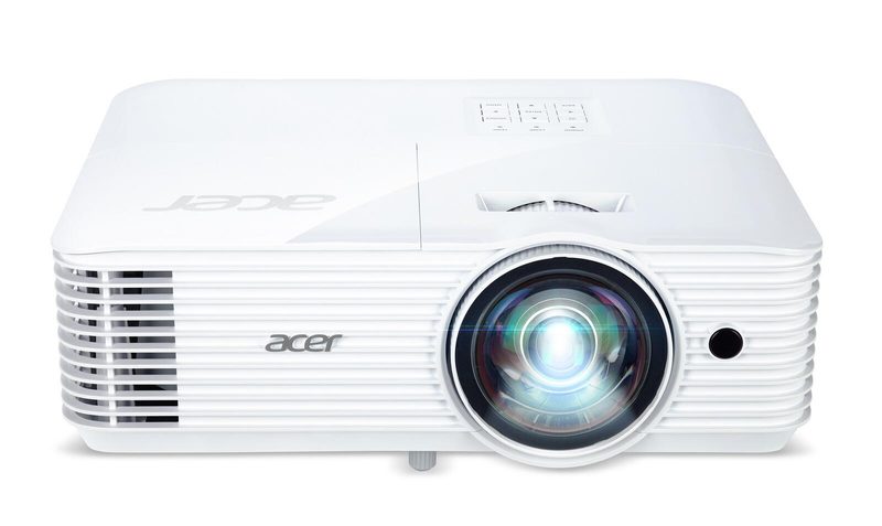 Vidéo-projecteur Acer S1286H DLP courte focale XGA, 4:3, VGA, HDMI, USB-A, compatible 3D, haut-parleur