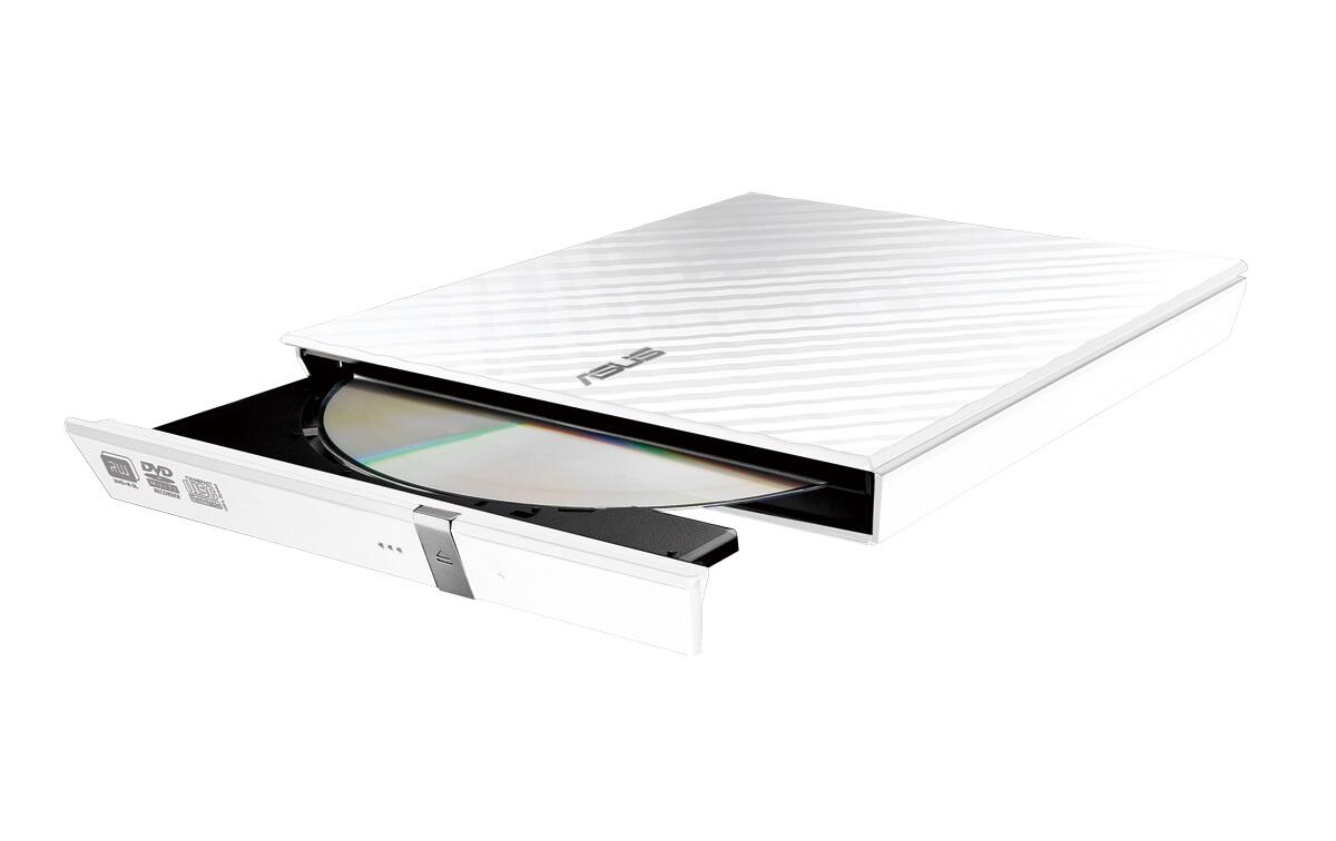 Asus SDRW-08D2S-U Lite Graveur DVD externe slim 8x DVD±R, 6x DVD±R DL, 5x DVD-RAM, USB 2.0