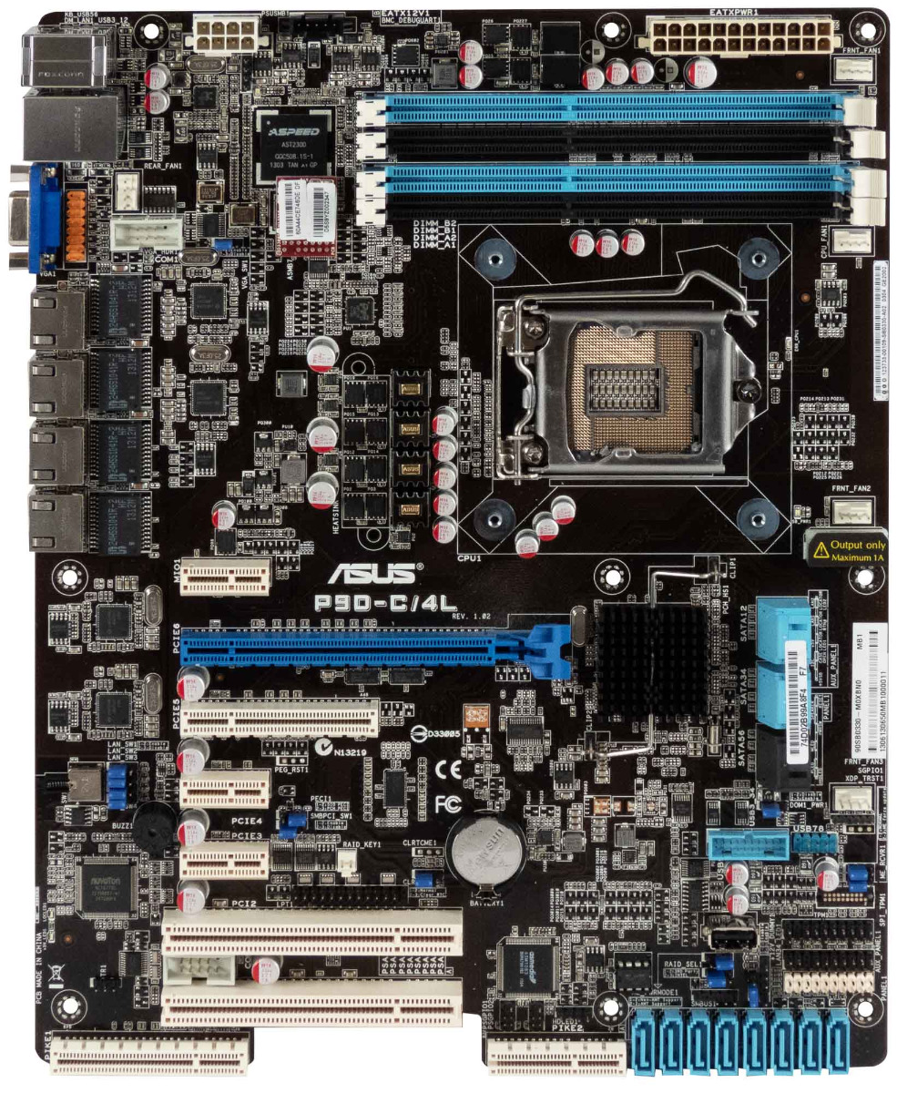 ASUS P9D-C/4L SOCKET LGA1150 DDR3 PCIe PCI ATX