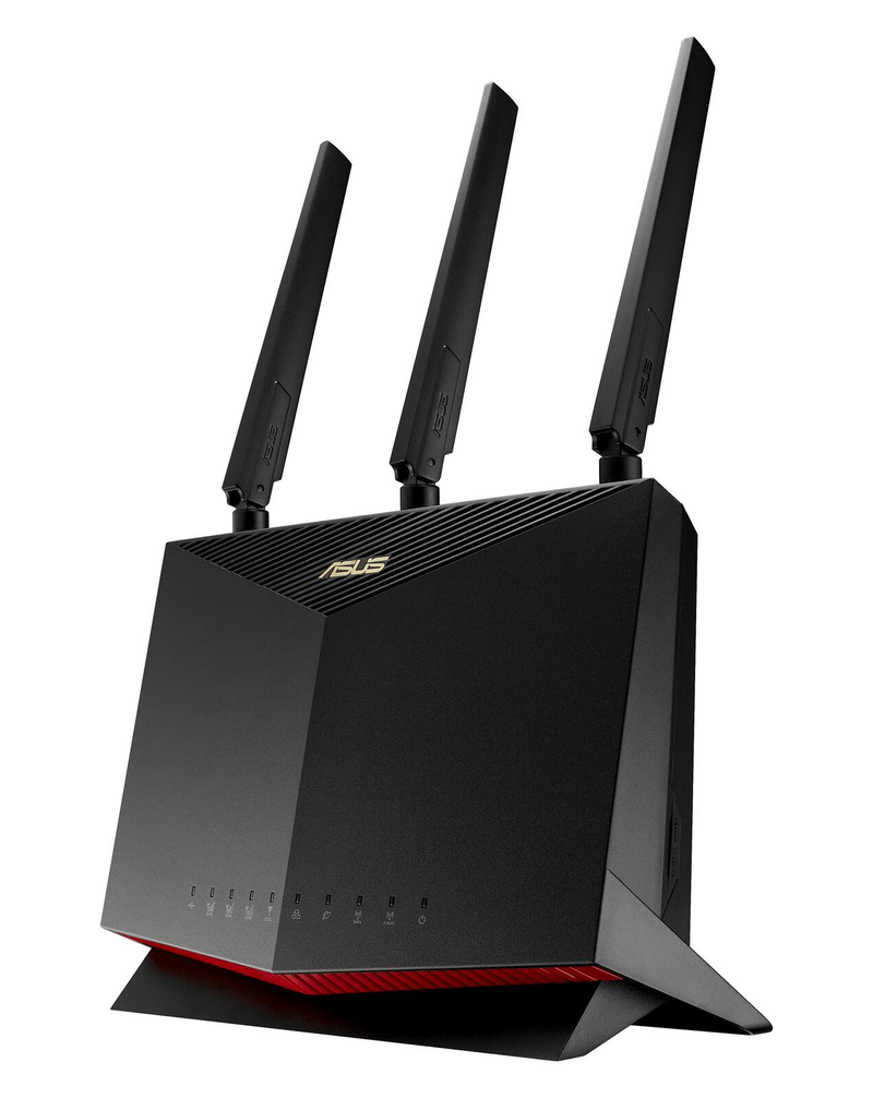 Routeur modem ASUS 4G-AC86U Cat. 12 600 Mbit/s Dual-Band AC2600 LTE (avec accès invité via portail captif, protection Internet Aiprotection Pro à vie)