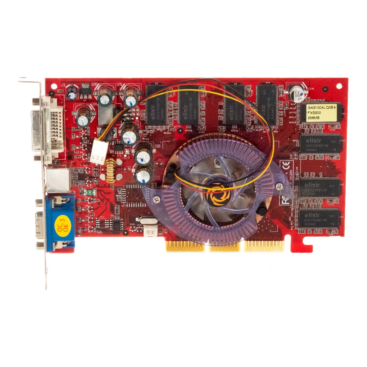GAINWARD NVIDIA GEFORCE FX 5200 256MB DDR G43100ALQ0B4 AGP
