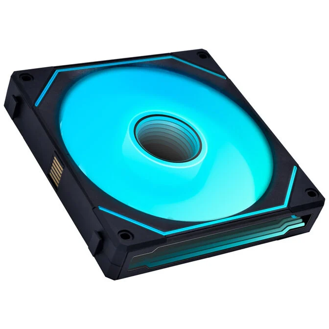 Ventilateur Lian Li UNI FAN SL-INF 140 ARGB à lames inversées PWM - 140 mm, noir