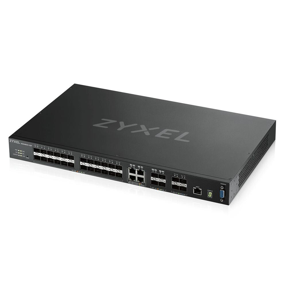 Zyxel XGS4600-32F Switch 32 ports Géré Layer 3 24x SFP, 4x SFP/RJ45, 4x SFP+