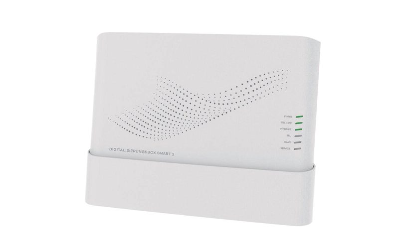 Telekom Digitalisierungsbox Smart 2 avec 4 ports Gigabit, WiFi 6 Dual-Band, blanc (40823405) - Article reconditionné