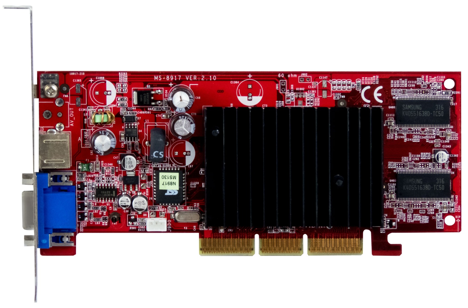 MSI NVIDIA GEFORCE FX 5200 64MB FX5200-T128 MS-8917