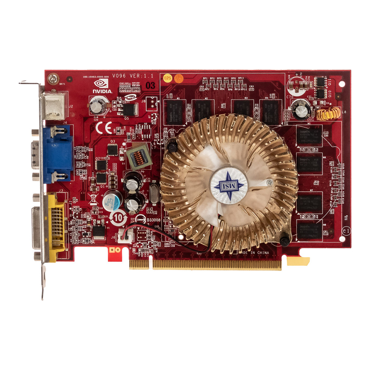 MSI NVIDIA GeForce 8500 GT 256 Mo GDDR2 NX8500GT-TD256E PCIe x16