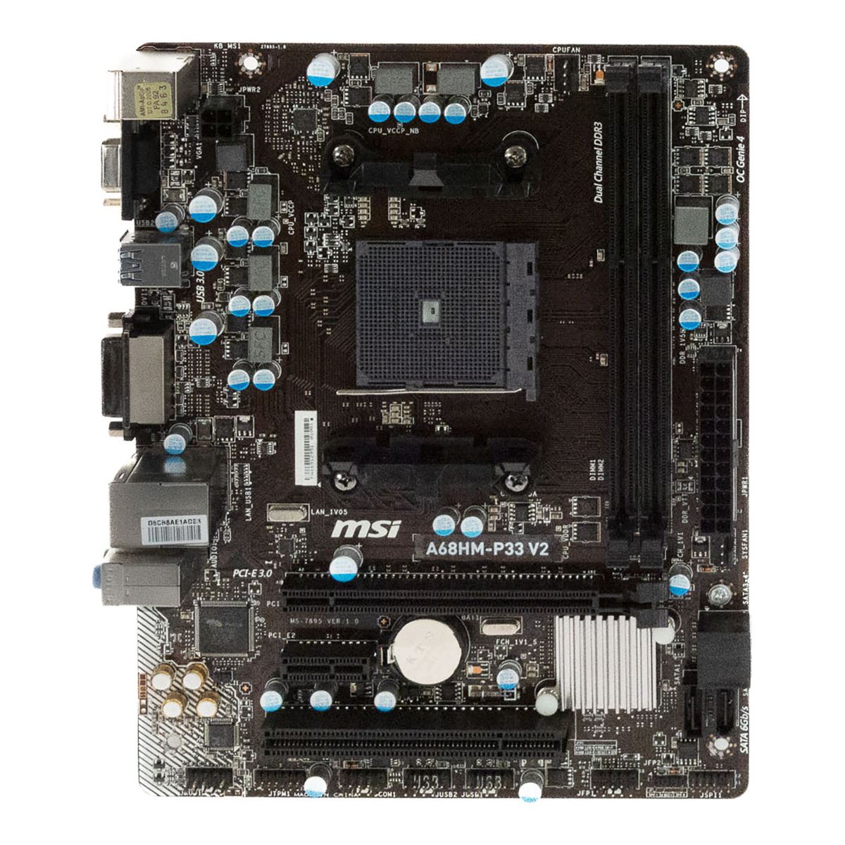 MSI A68HM-P33 V2 MS-7895 SOCKET FM2+/FM2 DDR3 PCIe PCI SATA mATX