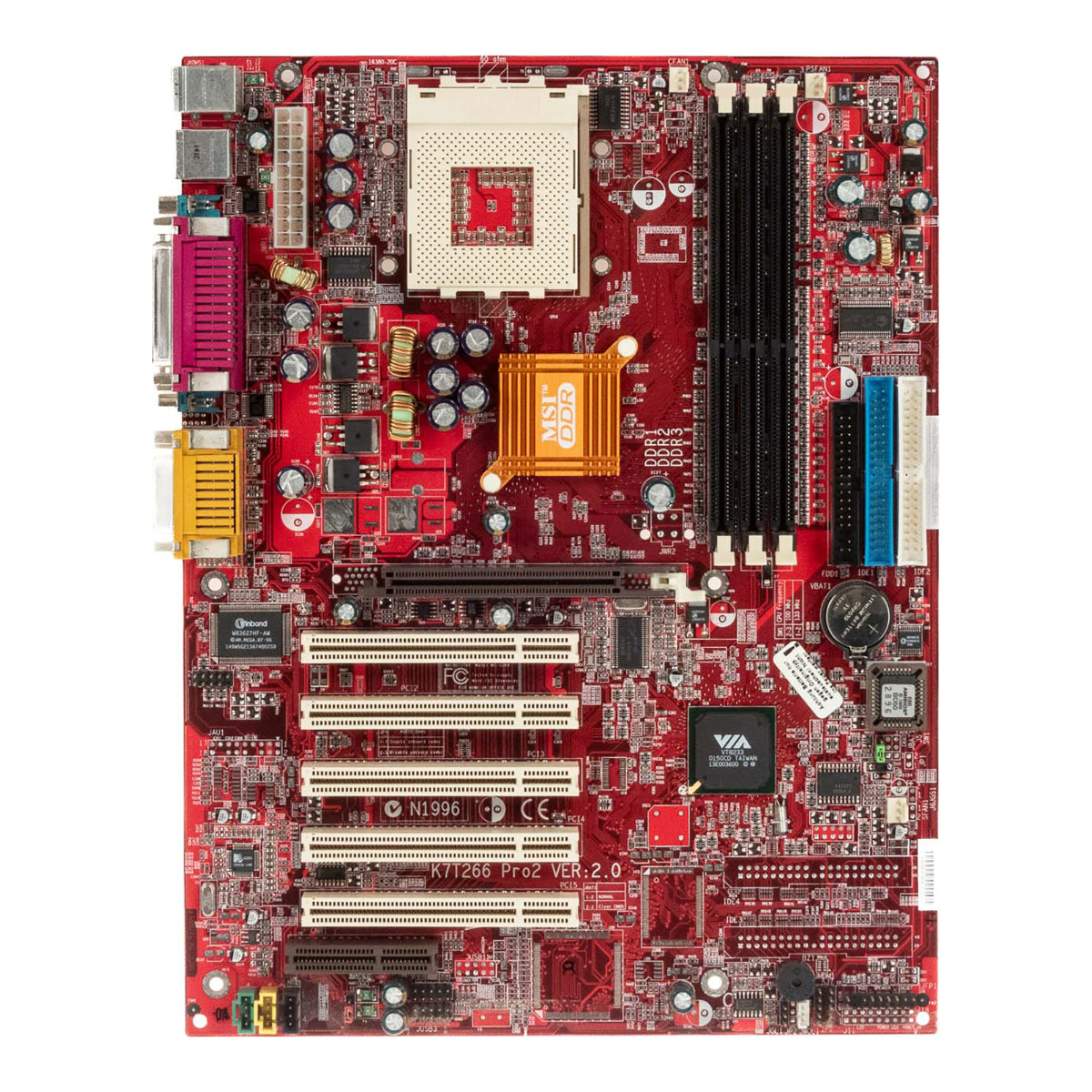MSI K7T266 PRO2 VER. 2.0 MS-6380 SOCKET 462 DDR AGP PCI CNR ATX
