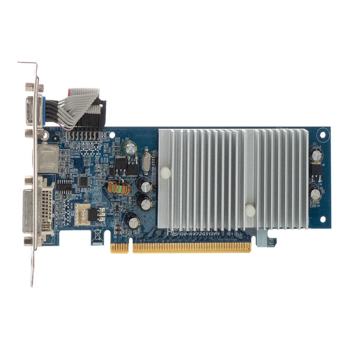 GIGABYTE NVIDIA GEFORCE 7200 GS 128MB GDDR2 GV-NX72G512P1 PCIe x16