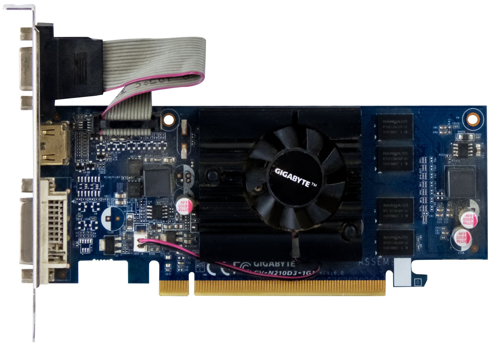 GIGABYTE NVIDIA GEFORCE GT 210 1GB GV-N210D3-1GI PCIe