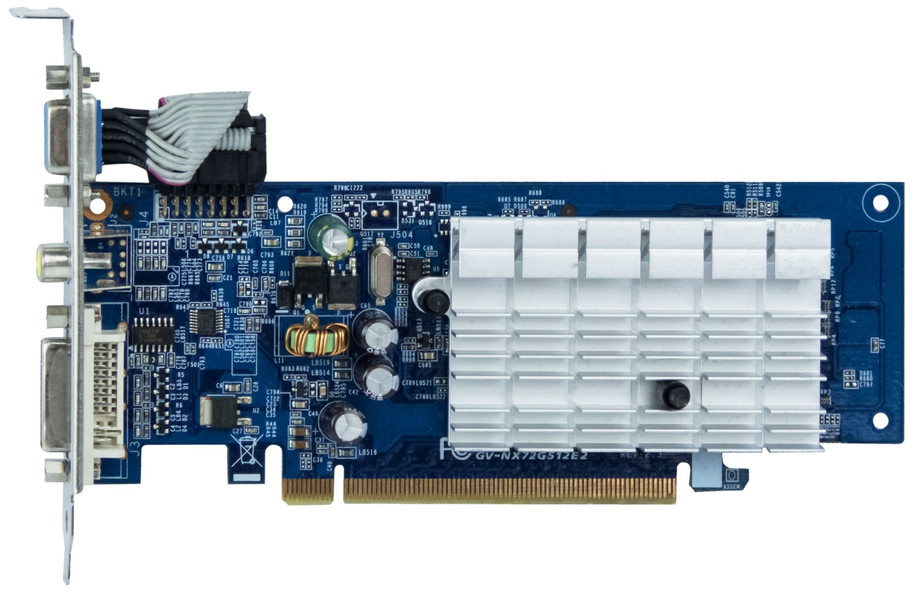 GIGABYTE NVIDIA GeForce 7200 GS 256 Mo GDDR2 GV-NX72G512E2 PCIe x16