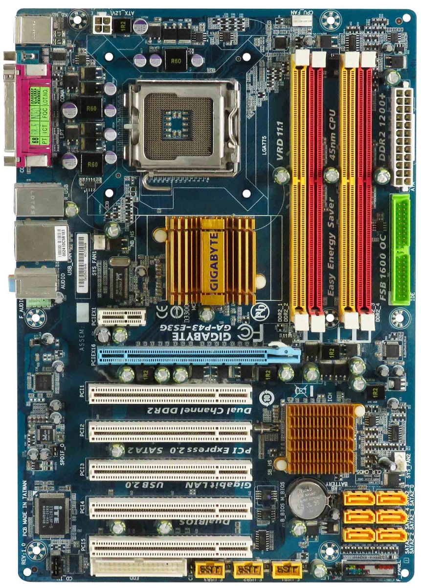 GIGABYTE GA-P43-ES3G s.775 DDR2 ATX