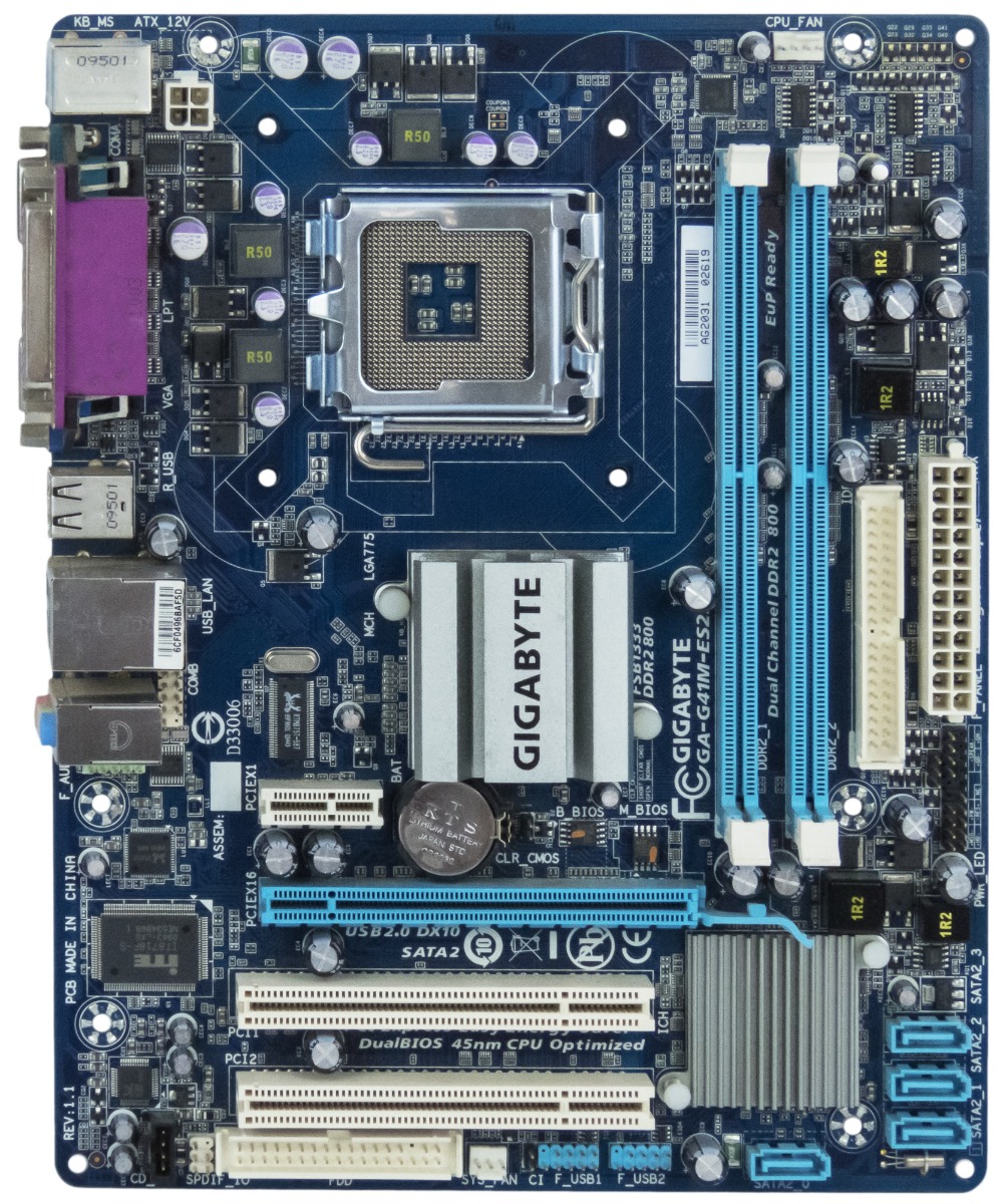 GIGABYTE GA-G41M-ES2L CARTE MÈRE LGA775 DDR3 microATX