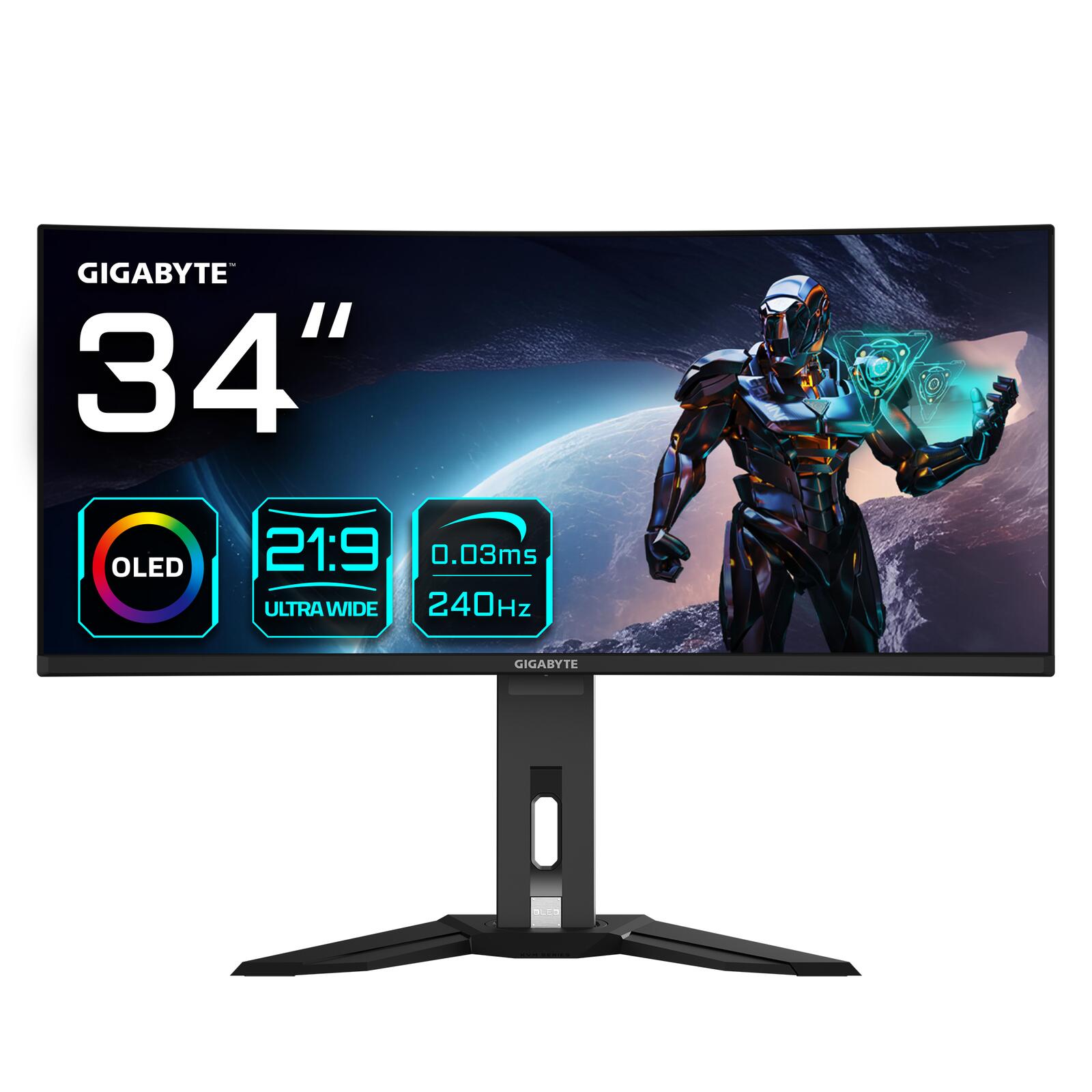 Écran gaming incurvé GigaByte MO34WQC2 WQHD 34" (86,3 cm)