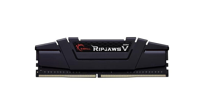 G.Skill Ripjaws V Intel 16 Go (1x 16 Go) DDR4 3200 MHz noir 1x16 Go, CL16 (16-18-18-38) mémoire vive PC fixe non buffered F4-3200C16S-16GVK
