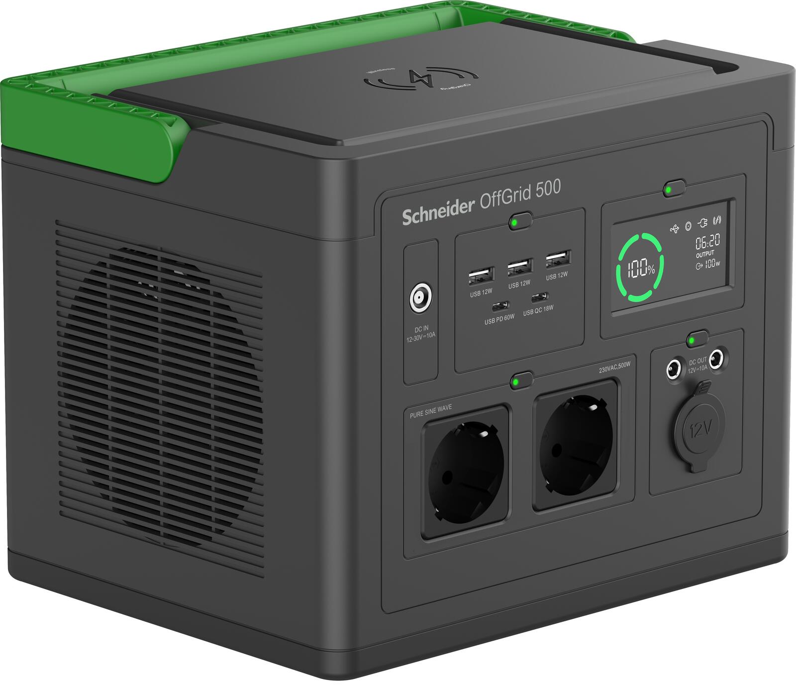APC Schneider Electric Station d'alimentation portable hors réseau PPS500-GR 500 W