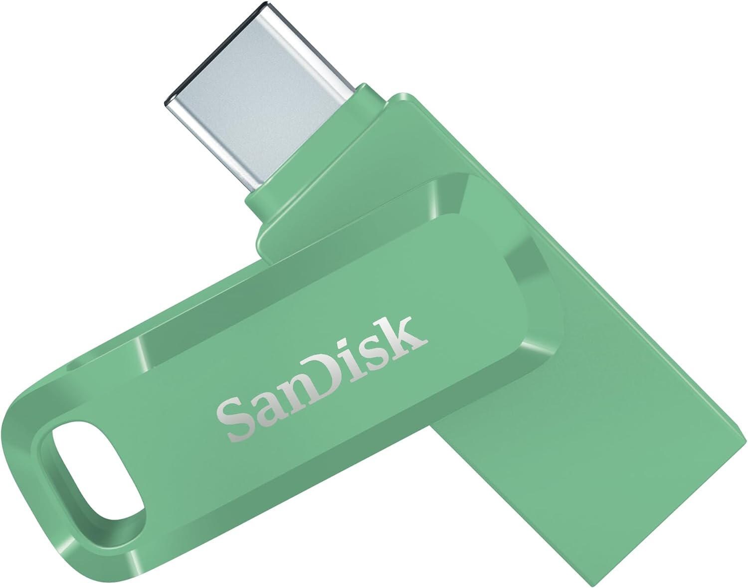 SanDisk Ultra Dual Drive Go Clé USB Type-C™ 512 Go USB 3.2 Gen 1, Vert Absinthe