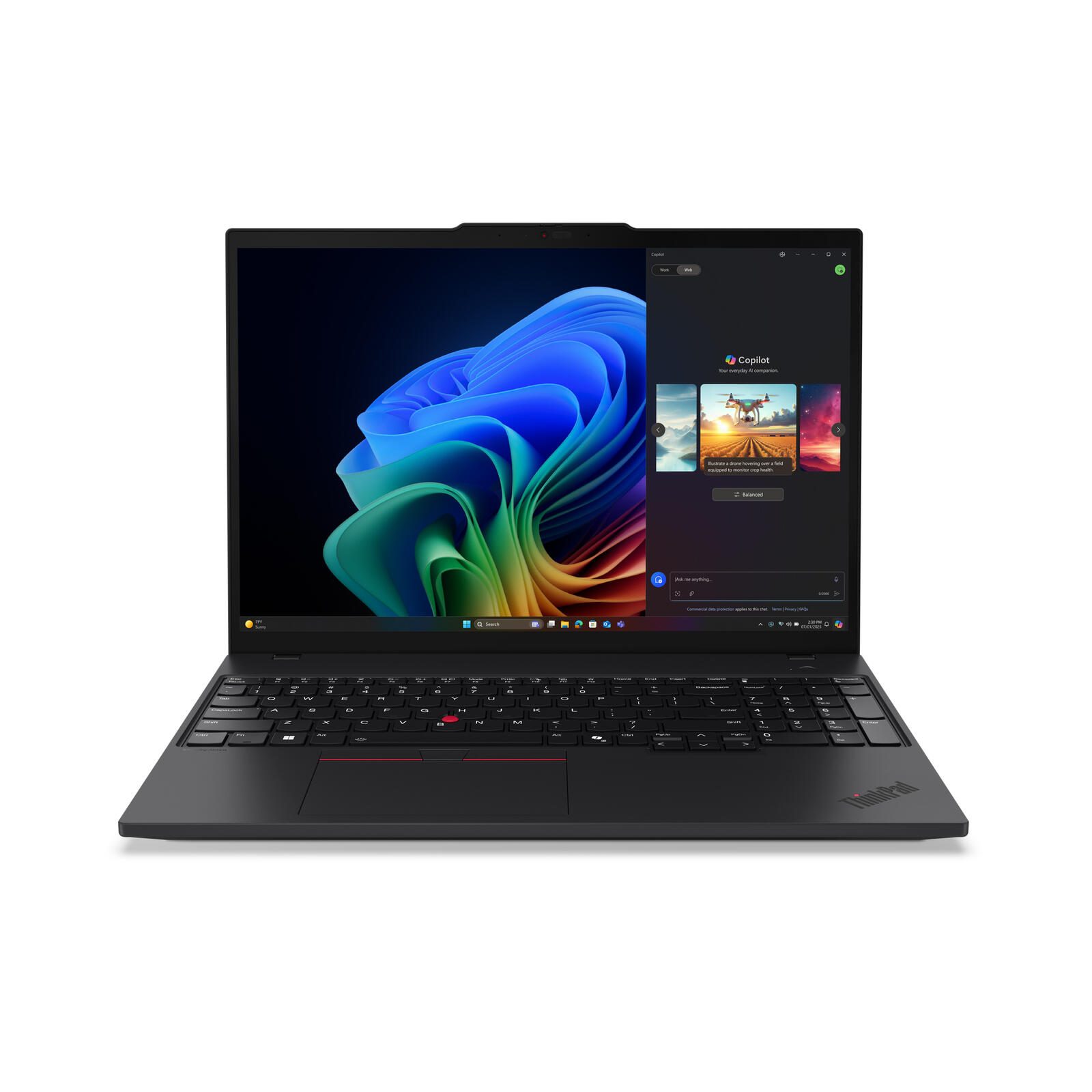 Lenovo ThinkPad T16 Gen 4 AMD Ryzen AI 7 PRO 350 Notebook 40,6 cm (16") 32 Go RAM, 1 To SSD, WUXGA, Windows 11 Pro, WWAN Ready