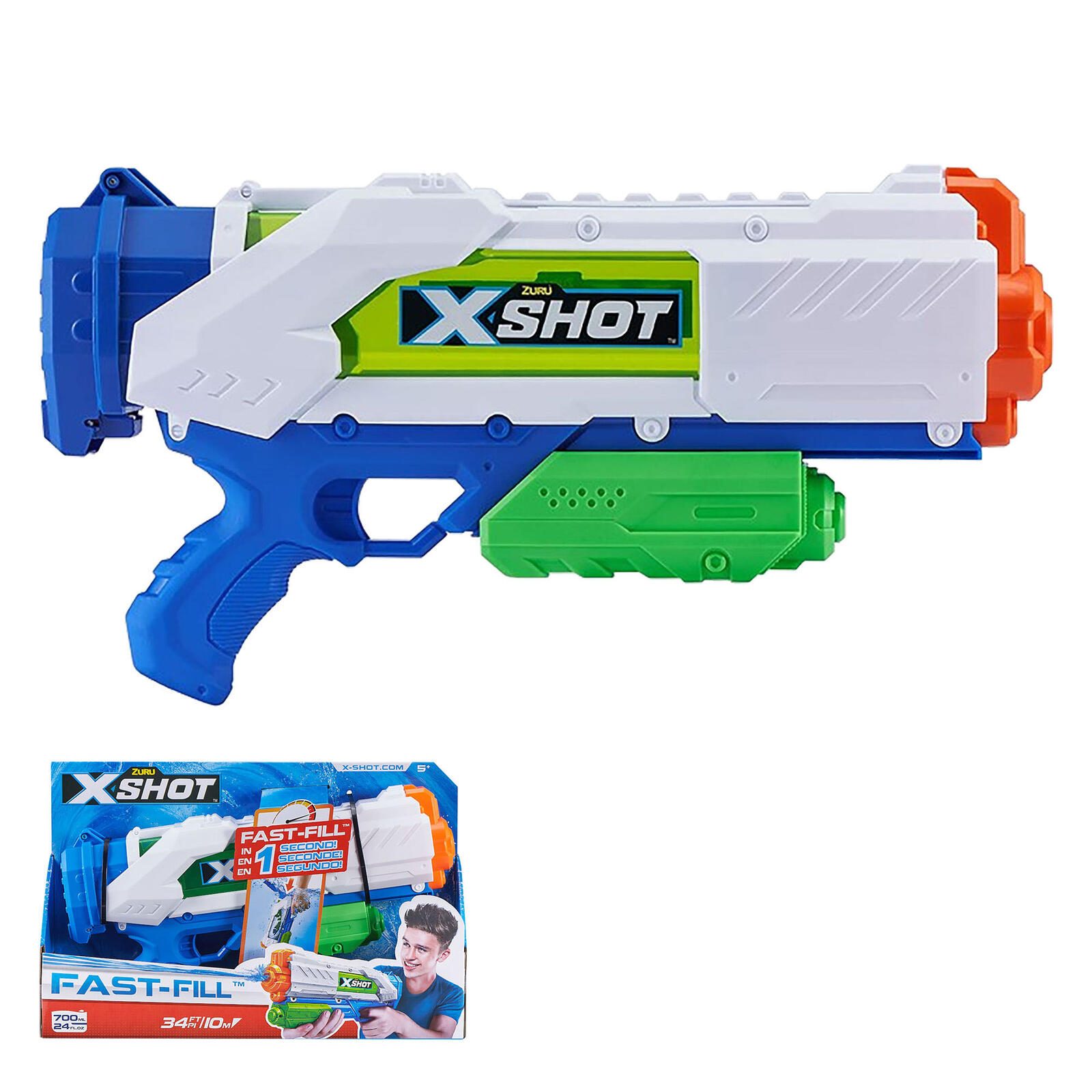 Pistolet à eau ZURU™ multicolore