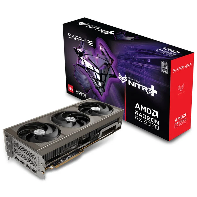 Sapphire Nitro+ Radeon RX 9070 Gaming OC Carte graphique, 16384 Mo GDDR6