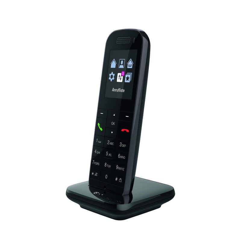 Téléphone sans fil Deutsche Telekom Speedphone 52 avec interface Bluetooth - Appareil supplémentaire DECT\CAT-iq - Noir