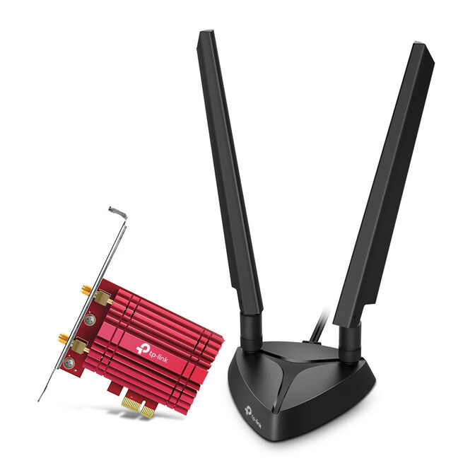 TP-Link Archer TXE75E - Adaptateur réseau - PCIe - Bluetooth 5.2, Wi-Fi 6E (802.11ax)