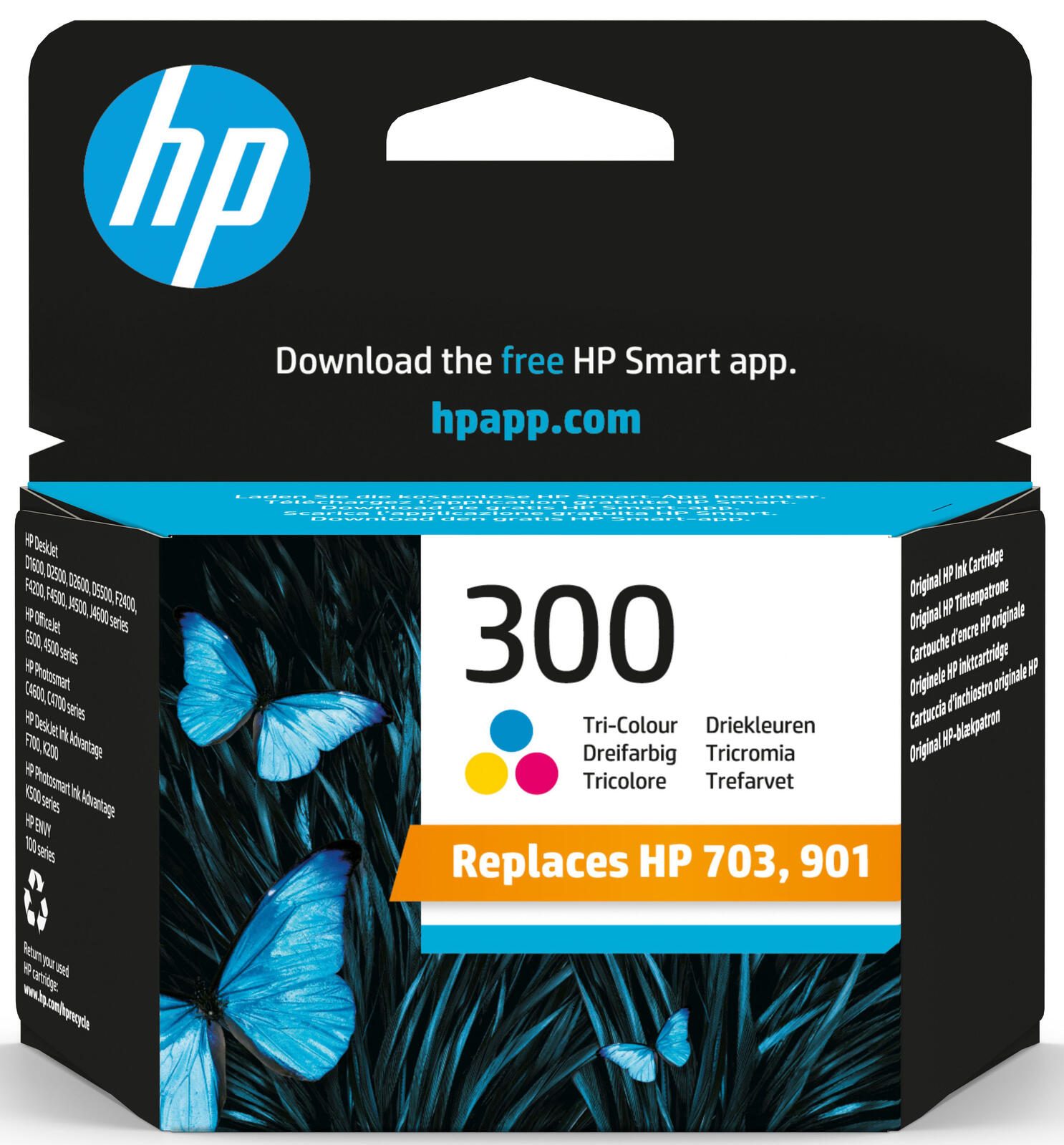 Cartouche d'encre HP 300/CC643EE cyan