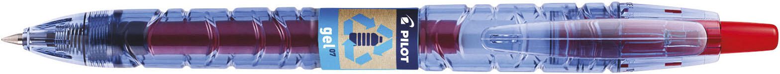 Stylo gel PILOT B2P 0,7 mm, couleur rouge