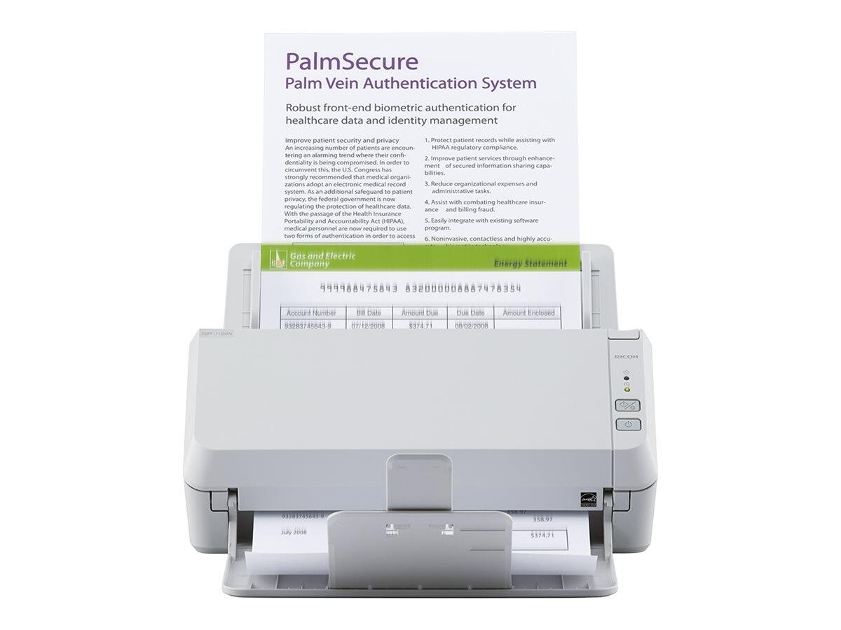 Scanner de documents RICOH SP-1120N A4, 600 x 600 ppp, 20 pages/min., profondeur de couleur 8/24 bits (niveaux de gris/couleur)