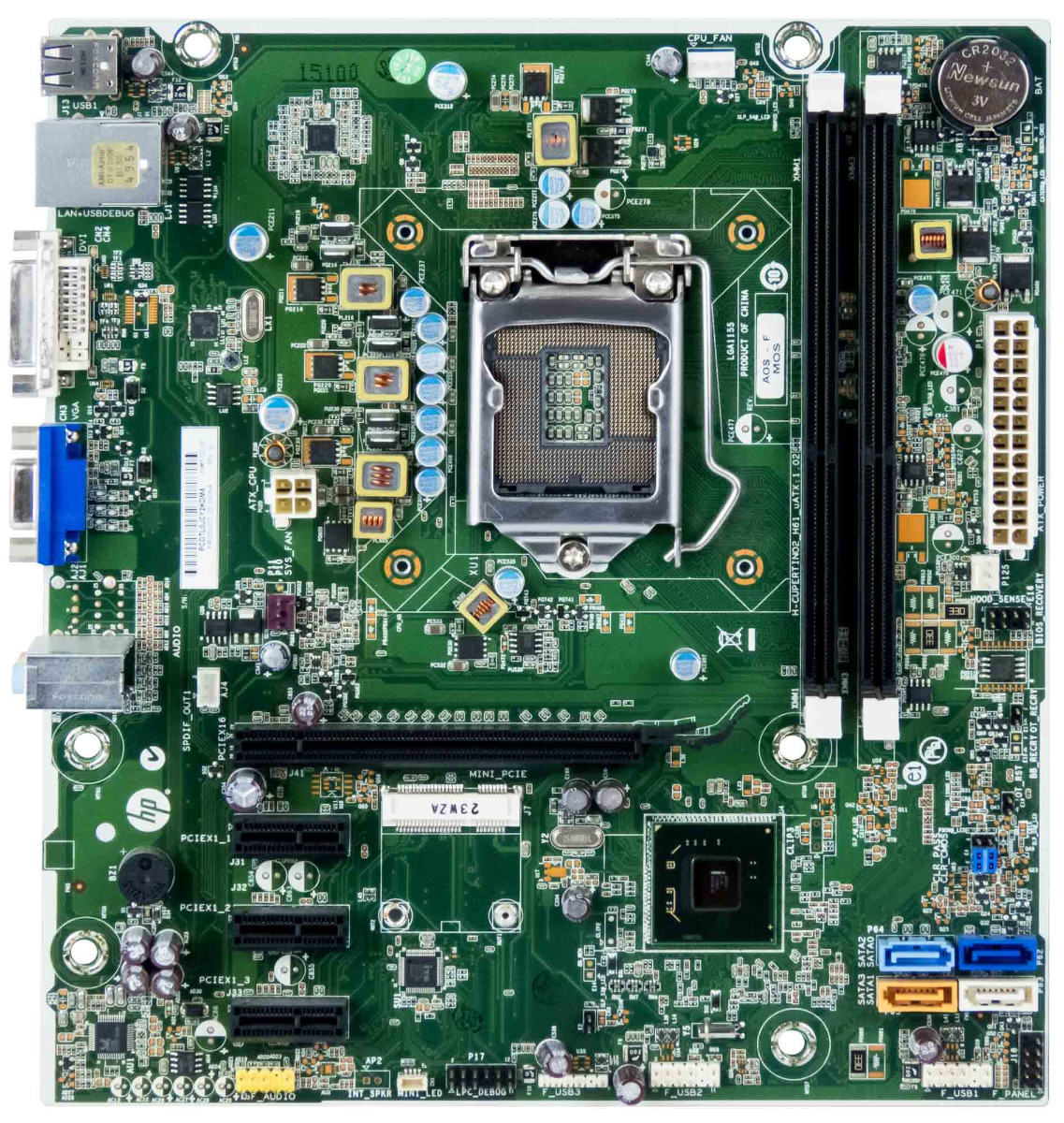 HP 657002-001 Carte mère s.1155 DDR3 mATX PRO 3400 MT