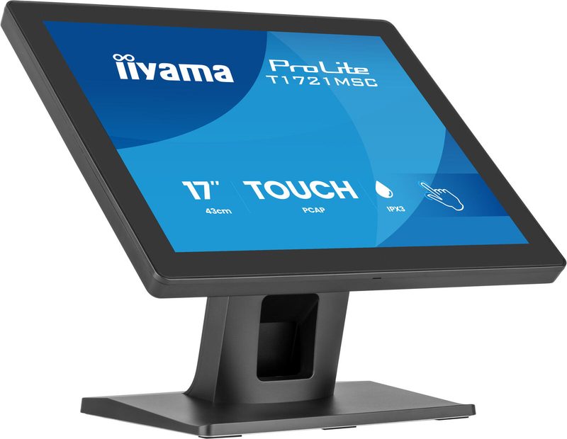 iiyama ProLite T1721MSC-B3 Écran tactile 43 cm (27") SXGA, TN, 5ms, VGA, HDMI, Haut-parleurs