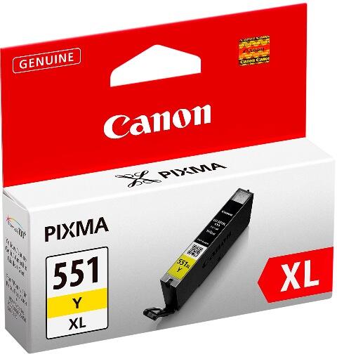 Cartouche d'encre originale Canon CLI-551Y XL - jaune 680 pages