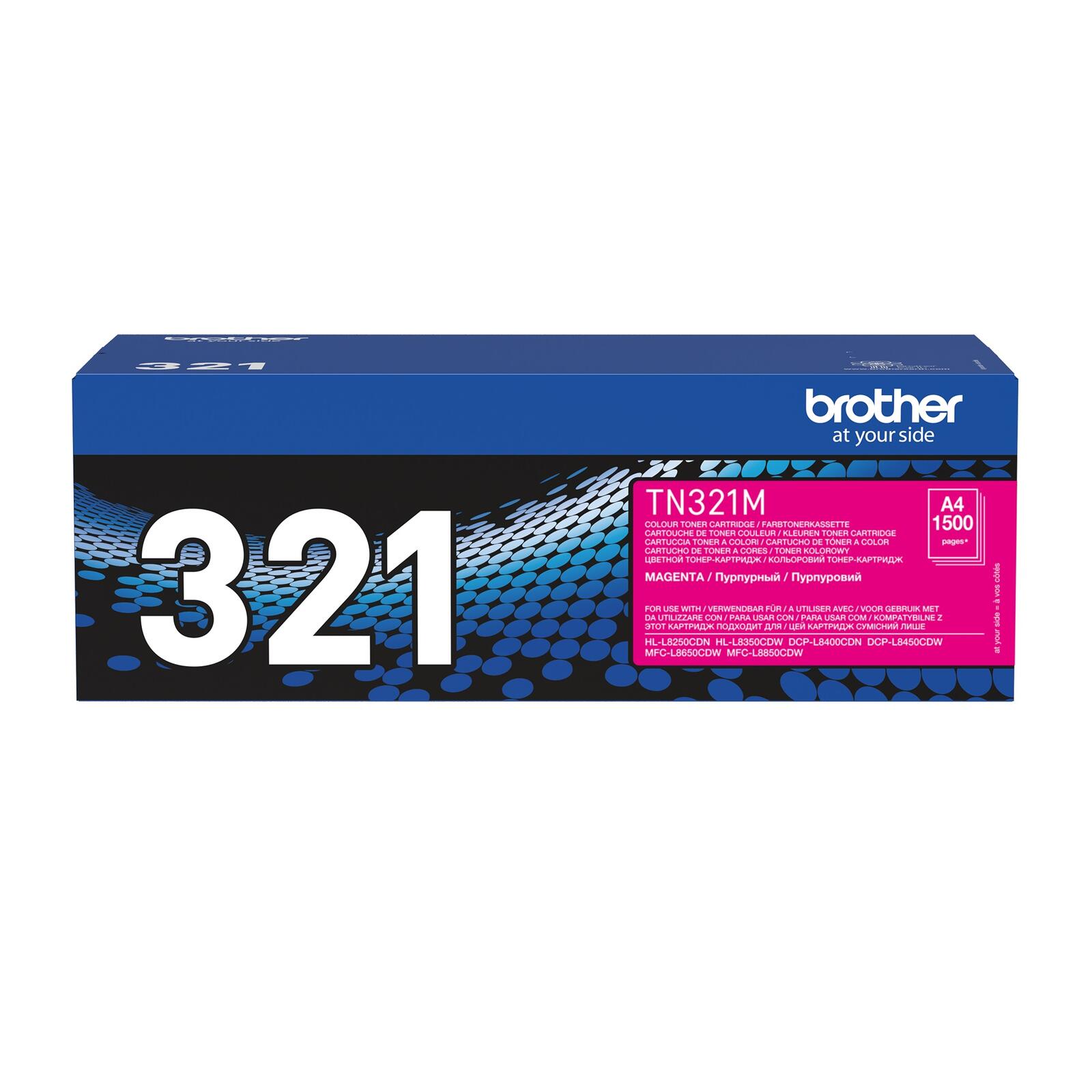 Brother Cartouche de toner magenta TN321M 1 500 pages (TN-321M)