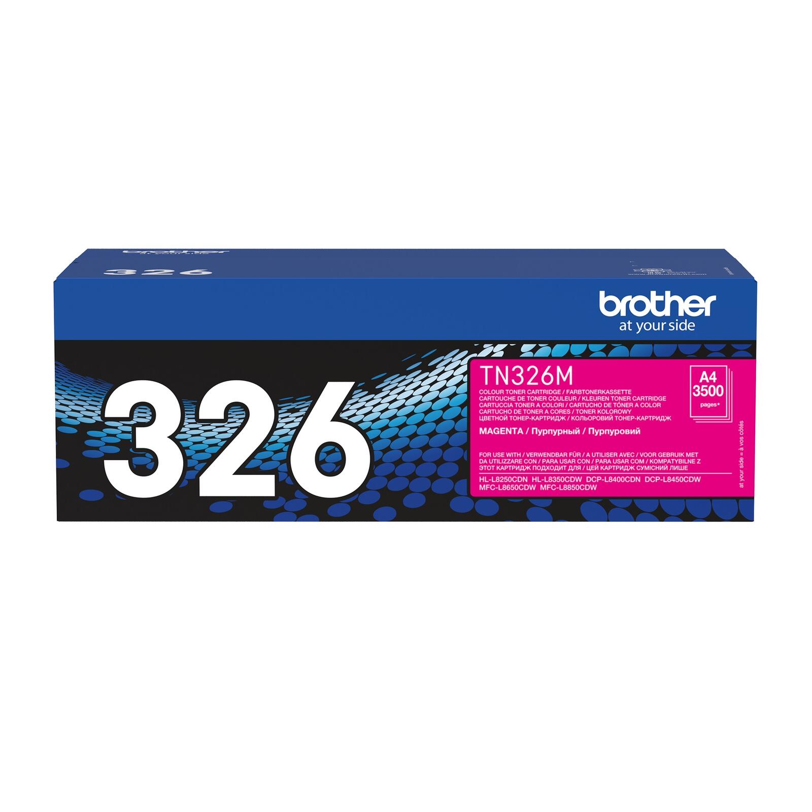Cartouche de toner Brother Original TN326M magenta 3 500 pages (TN-326M)