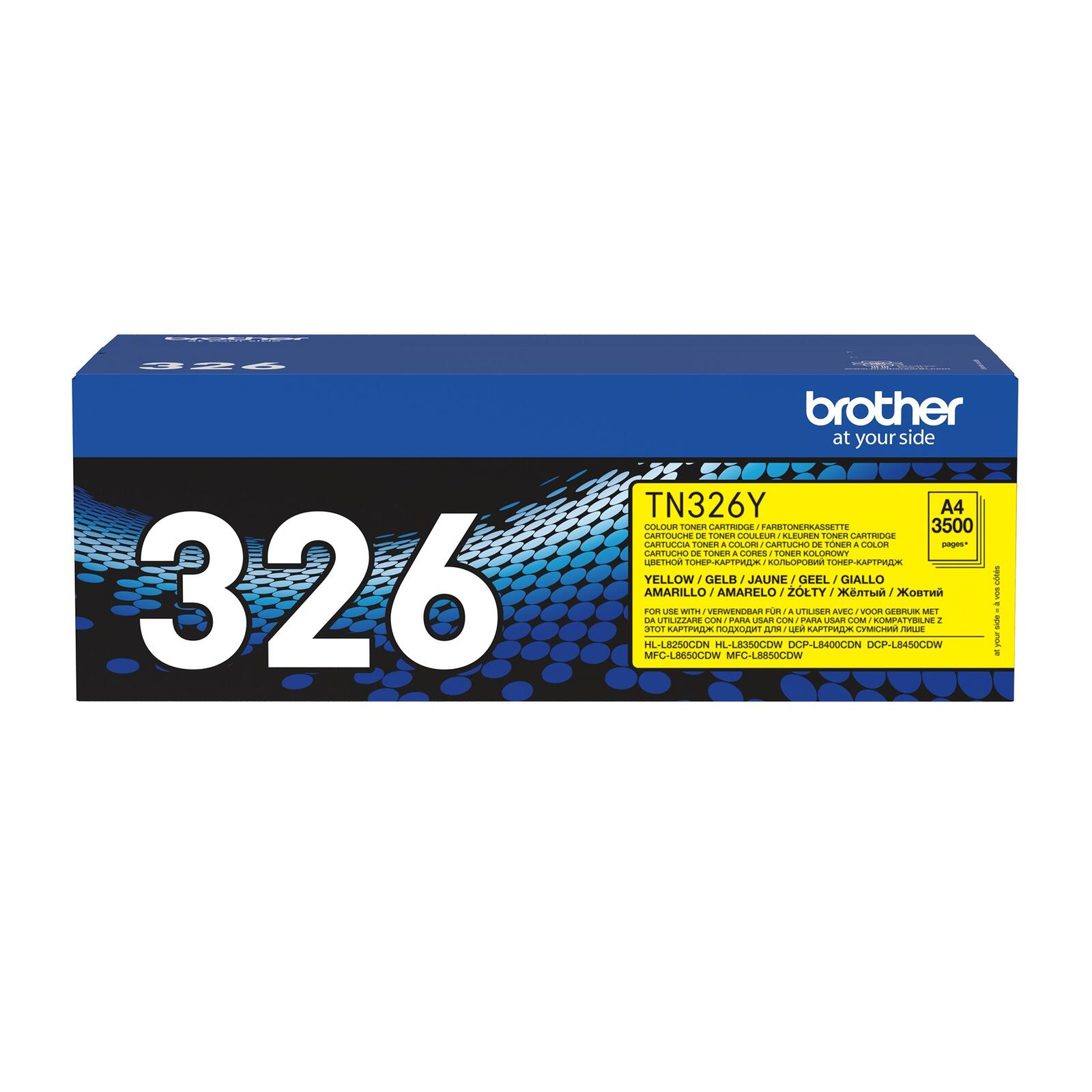 Cartouche de toner Brother TN326Y jaune 3 500 pages (TN-326Y)