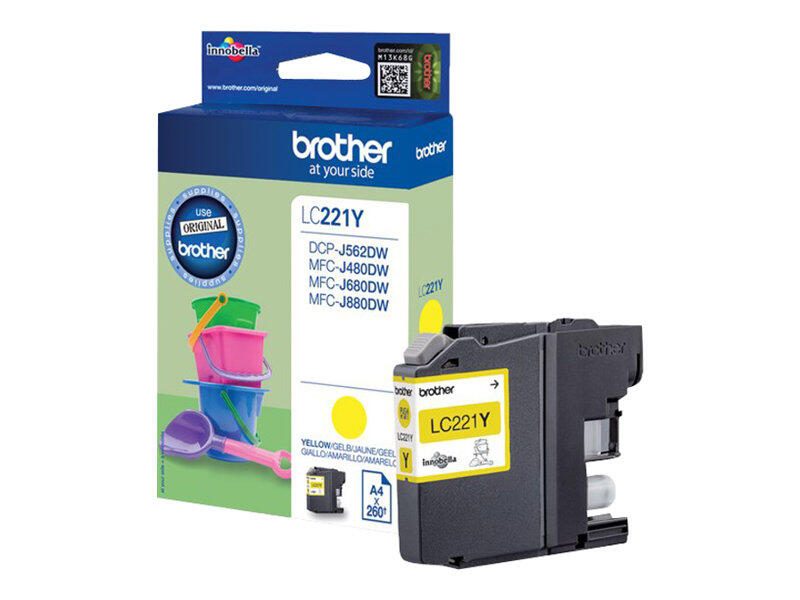 Cartouche d'encre Brother LC-221Y