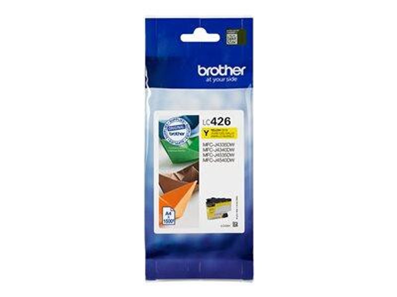 Cartouche d'encre Brother Original LC426Y jaune 1 500 pages