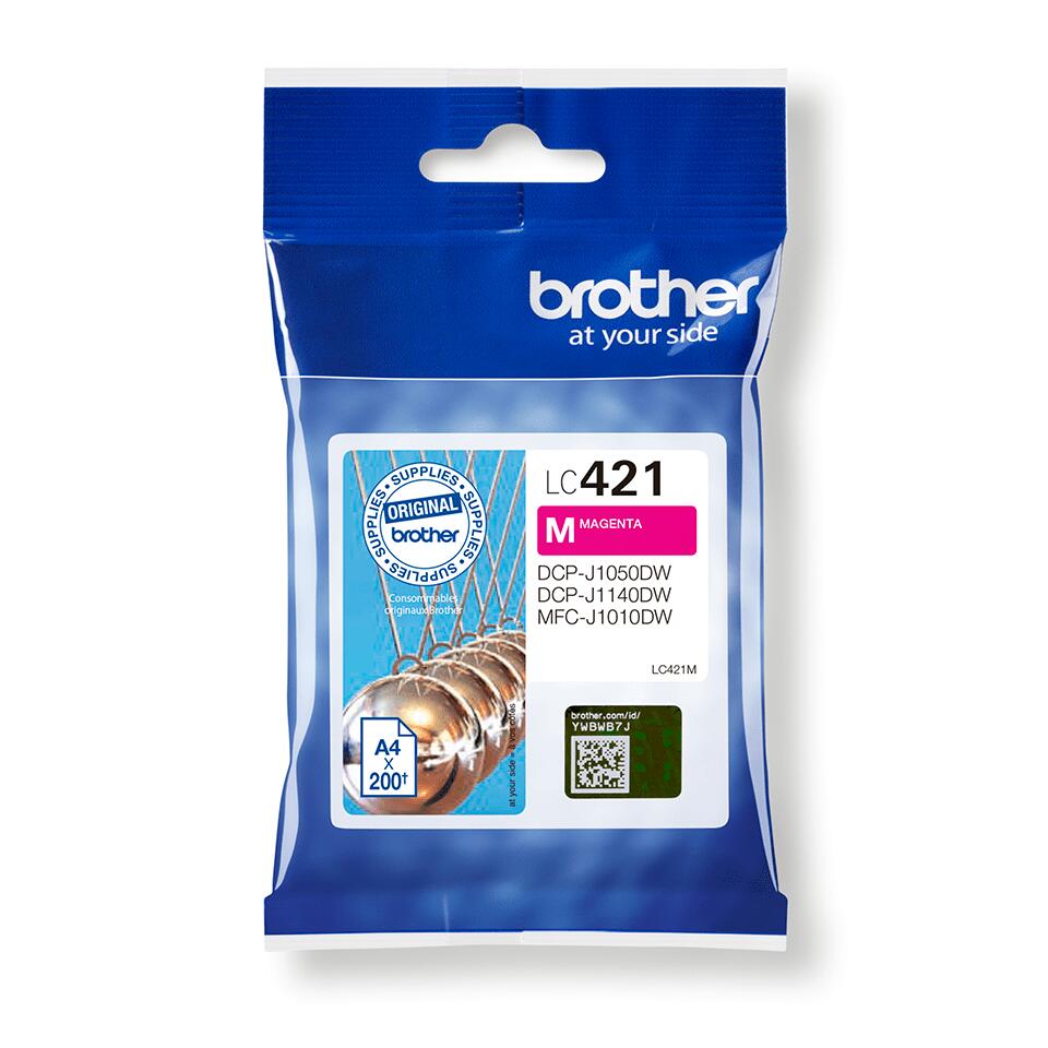 Cartouche d'encre Brother LC-421M Magenta