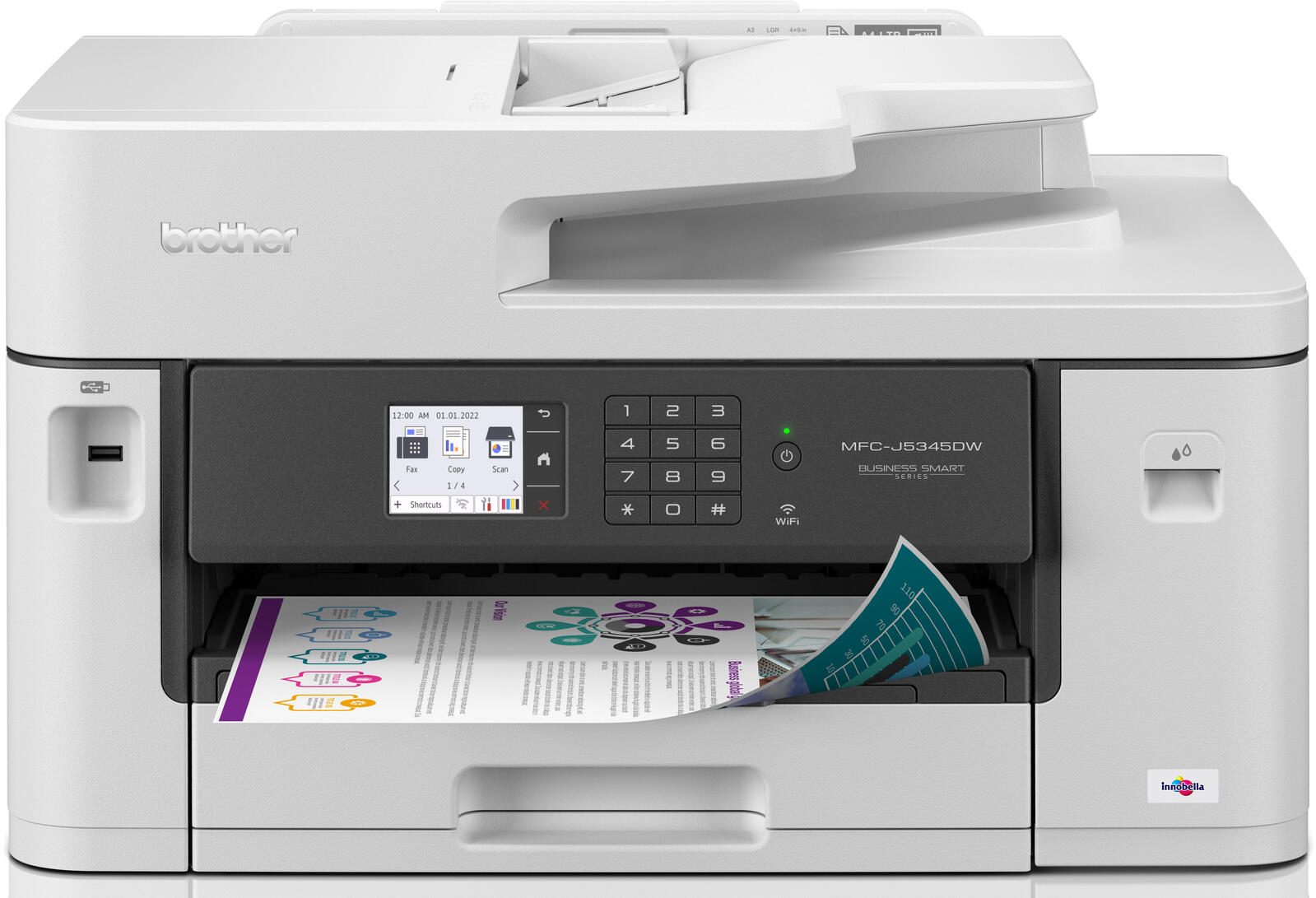 Imprimante multifonction Brother MFC-J5345DW jet d'encre 4 en 1 A3