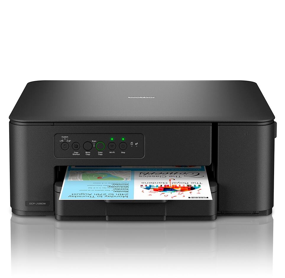 Brother DCP-J1260W imprimante multifonction jet d'encre A4, imprimante, scanner, photocopieur, USB, Wi-Fi
