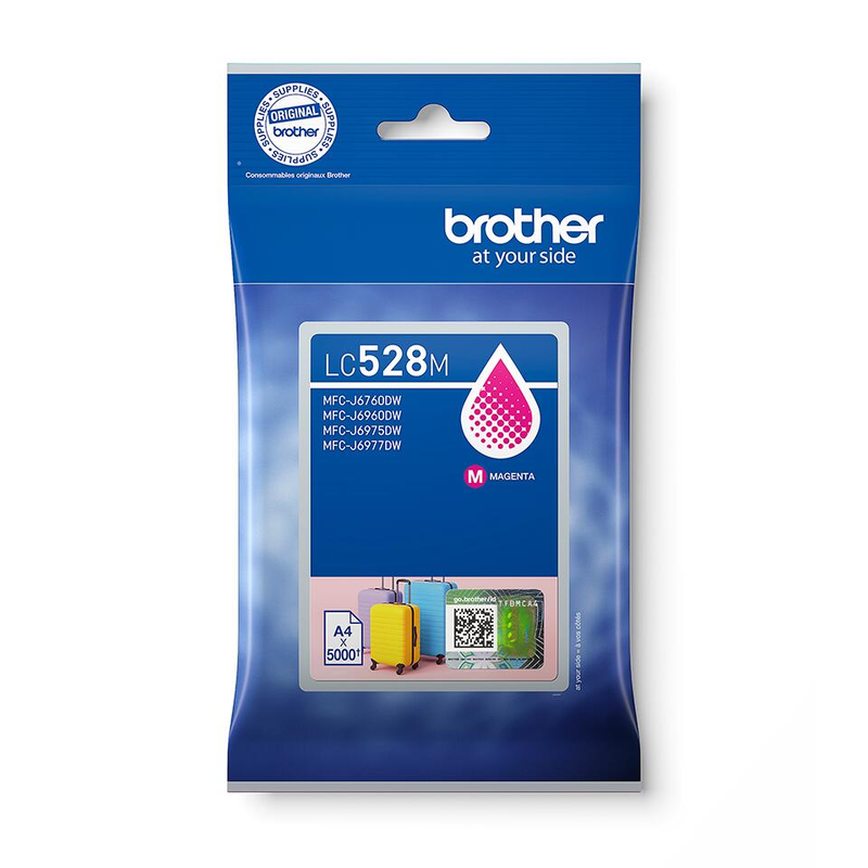 Cartouche d'encre Brother Original LC528M magenta 5 000 pages