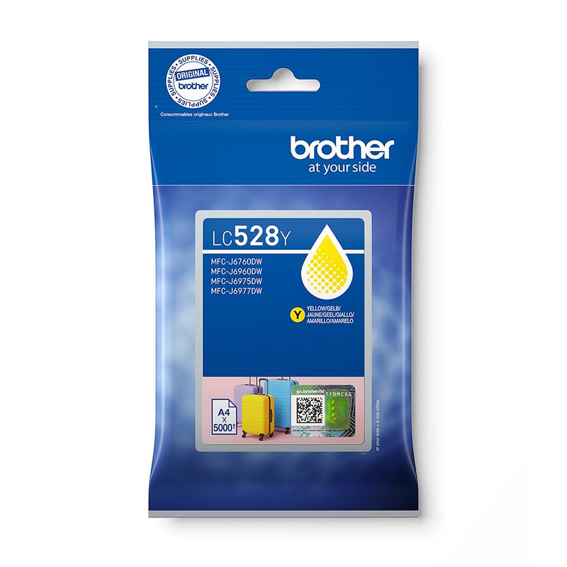 Cartouche d'encre Brother Original LC528Y jaune 5 000 pages