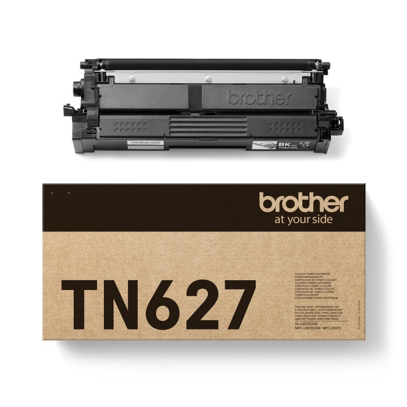 Cartouche de toner Brother Original TN627 noir 10 000 pages TN-627BK