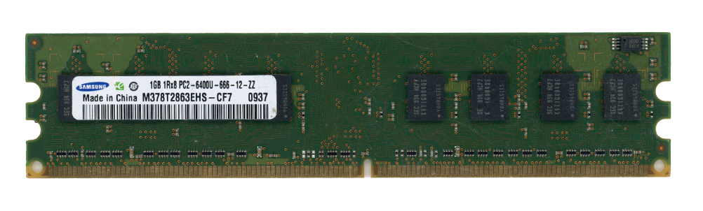 SAMSUNG 1 Go DDR2 PC2-6400U 800 MHz M378T2863EHS-CF7 Non-ECC