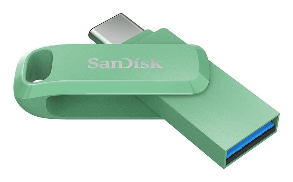 SanDisk Ultra Dual Drive Go Clé USB 2 To USB Type-A / USB Type-C 3.2 Gen 1 (3.1 Gen 1), Vert absinthe