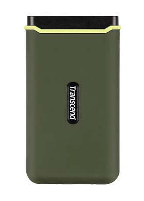 SSD externe Transcend ESD380C 1 To – USB 3.2 Gen 2x2 (vert militaire)
