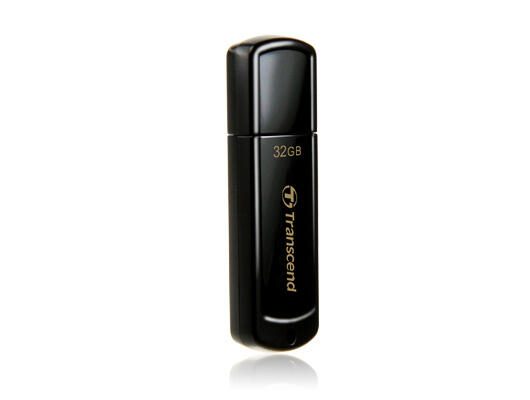 Transcend JetFlash 350 Clé USB 32 Go USB Type-A 2.0, Noir