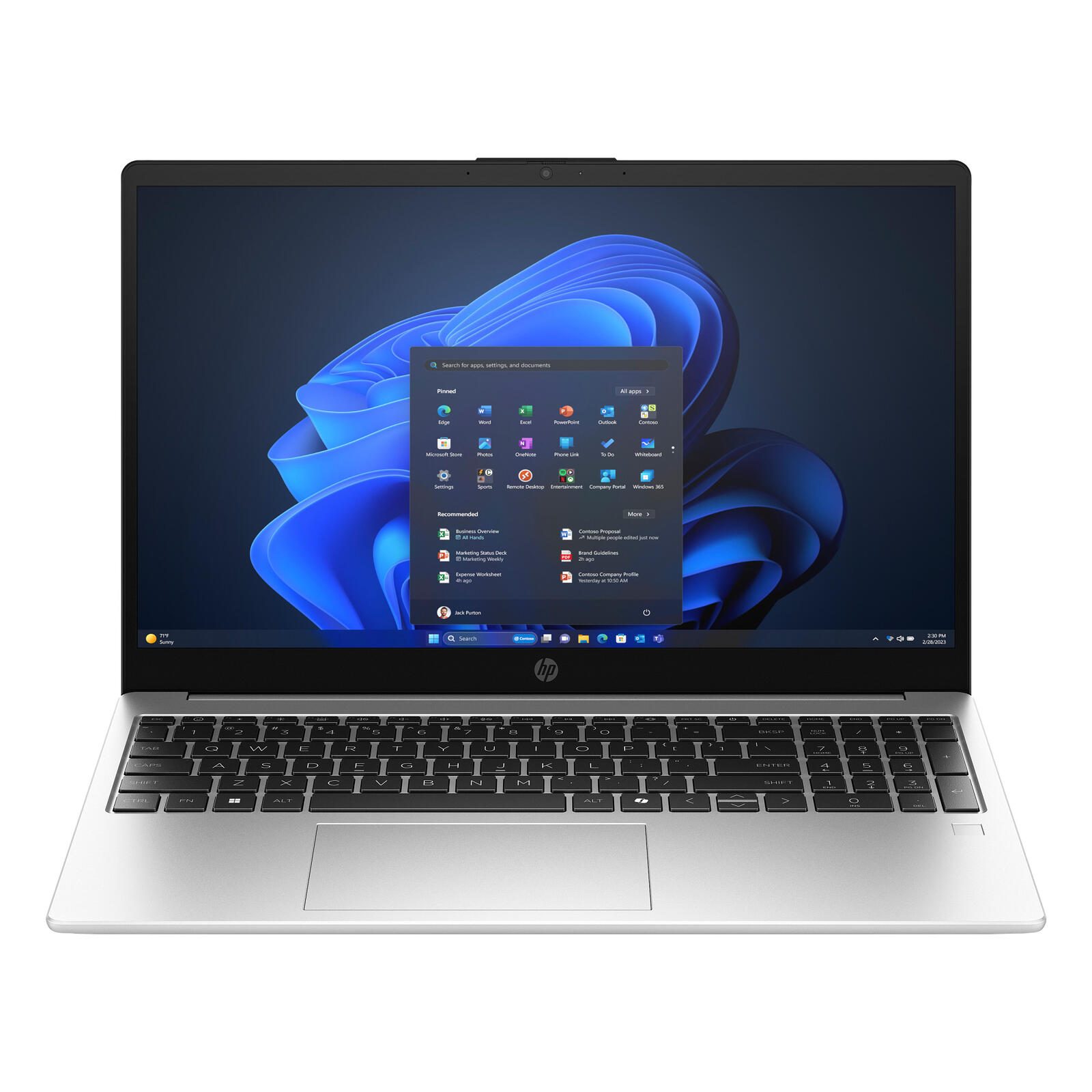 HP 250R G10 Ordinateur portable Intel® Core™ 5 120U 39,6 cm (15,6") 16 Go RAM, 512 Go SSD, Win11 Pro