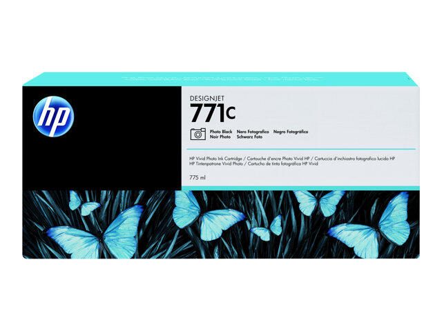 Cartouche HP Original 771C noir photo 775 ml (B6Y13A)