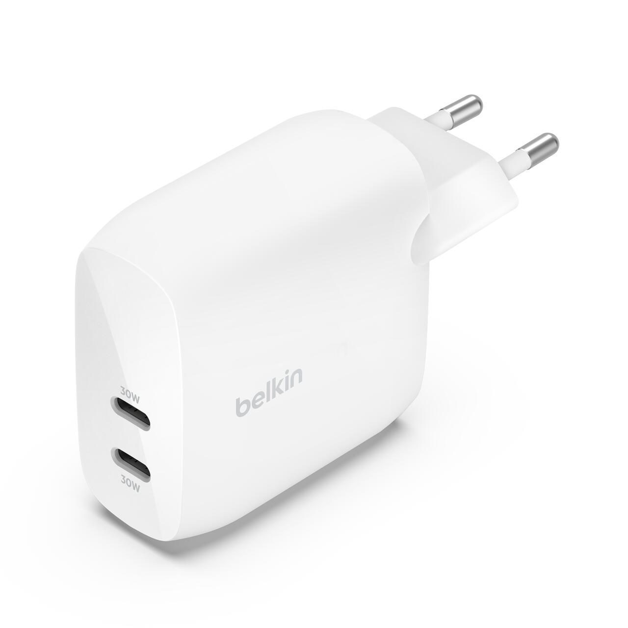 Belkin BoostCharge Pro chargeur USB-C 60 W PPS, blanc